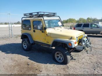  Salvage Jeep Wrangler