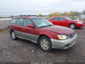  Salvage Subaru Legacy