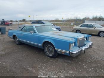  Salvage Lincoln Continental