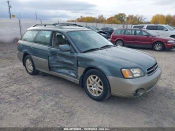  Salvage Subaru Outback