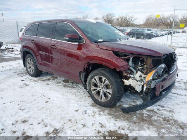  Salvage Toyota Highlander