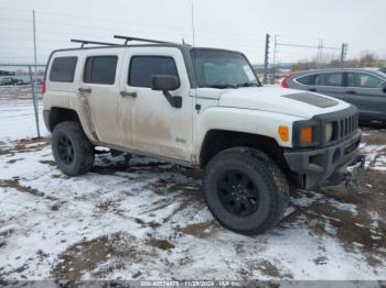  Salvage HUMMER H3 Suv