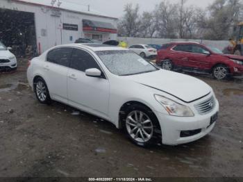  Salvage INFINITI G37