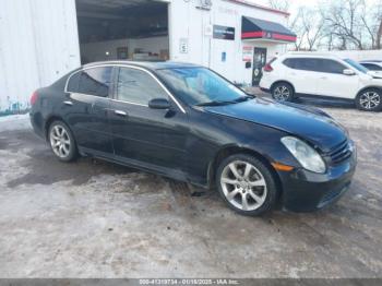  Salvage INFINITI G35 Sedan