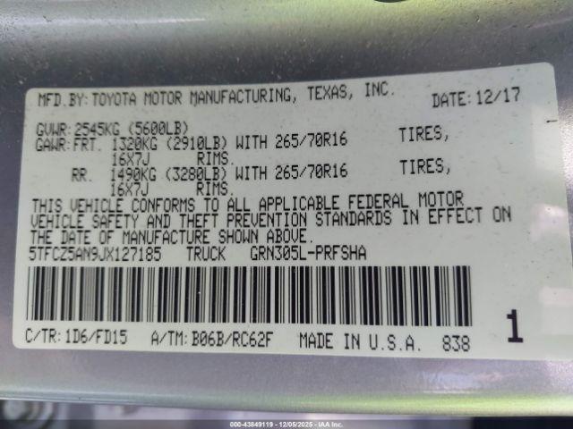 Toyota Tacoma Trd Off Road Image 10