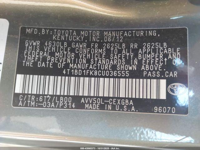 Toyota Camry Xle Image 5