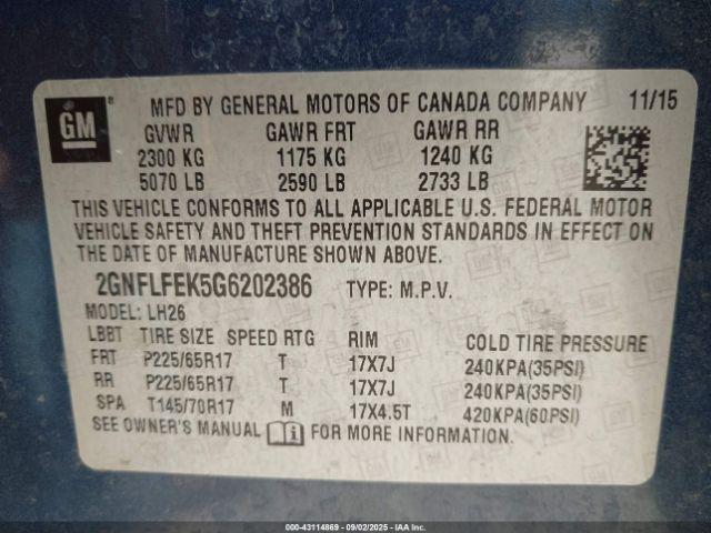 Chevrolet Equinox Lt Image 12