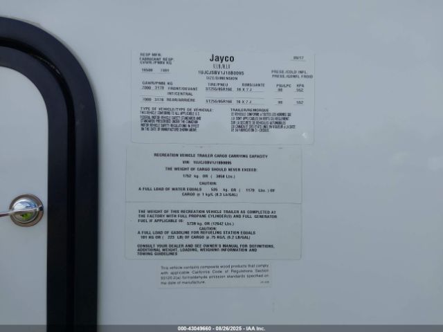 Jayco Talon Toy Hauler Ser Image 3