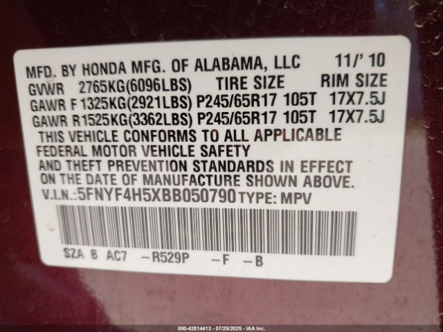 Honda Pilot Ex-l Image 11