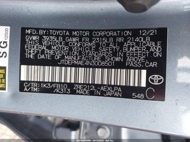 Toyota Corolla Le Image 20